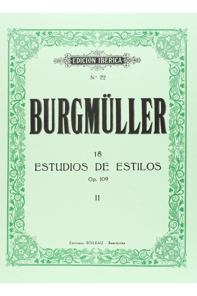 18 ESTUDIOS DE ESTILO OP.109