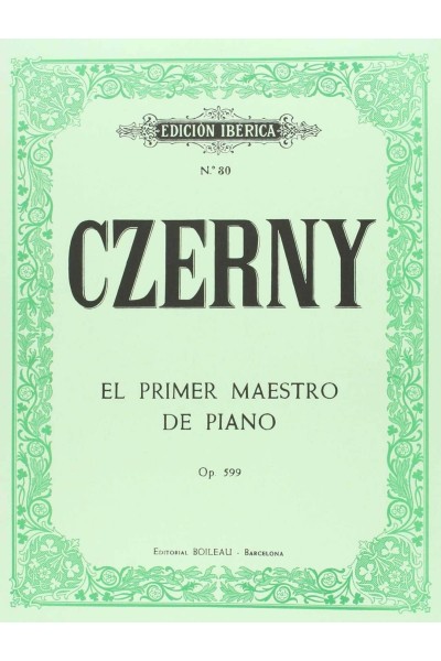 EL PRIMER MAESTRO PIANO OP.599, OP.100