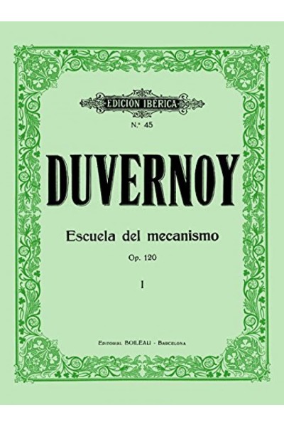 ESCUELA DEL MECANISMO OP.120, 15 EST.FÁCILES