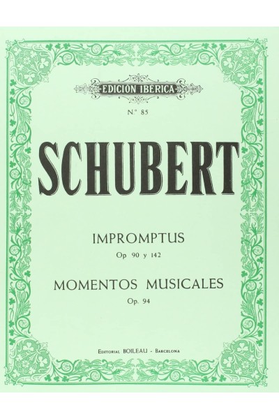 IMPROMPTUS OP.90 Y OP.142. MOMENTOS MUSICALES OP.94