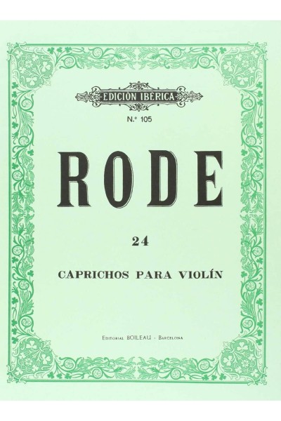 24 CAPRICHOS VIOLÍN