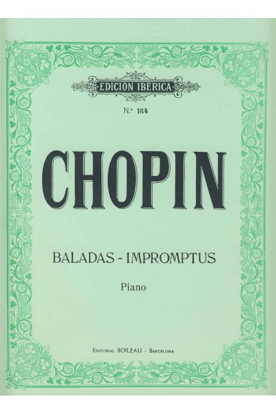 BALADAS, IMPROMPTUS Y FANTASÍA