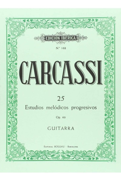 25 ESTUDIOS MELÓDICOS GUITARRA OP.60