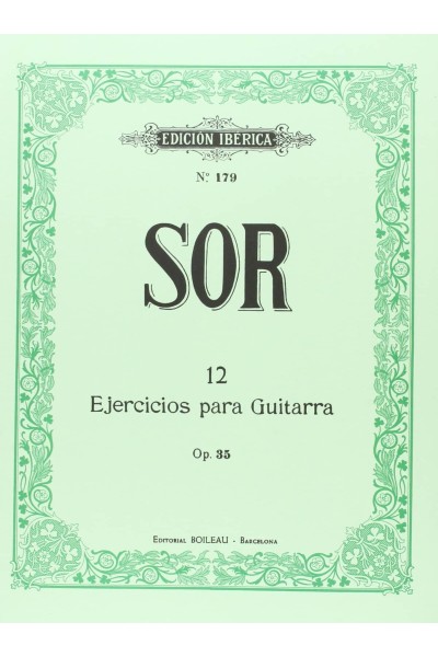 12 EJERCICIOS PARA GUITARRA OP.35