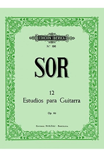 12 ESTUDIOS GUITARRA OP.60
