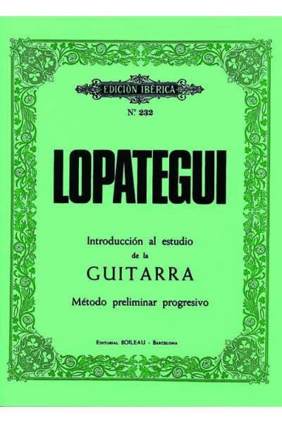 INTRODUCCIÓN AL ESTUDIO DE LA GUITARRA