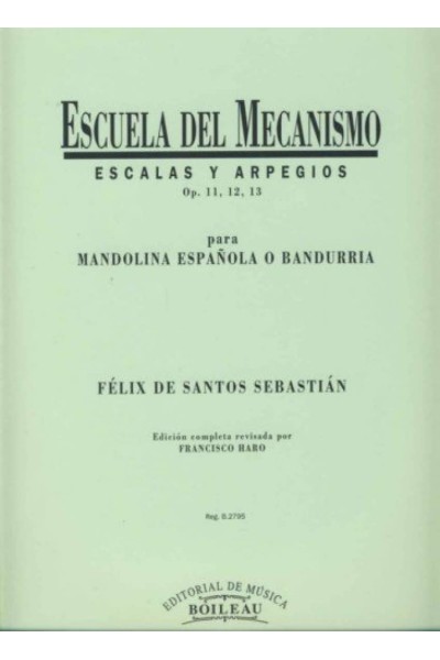 ESCUELA DEL MECANISMO.ESCALAS Y ARPEGIOS OP.11,12,13