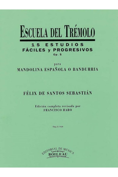 ESCUELA DEL TRÉMOLO, MAND.,BAND,LAÚD.