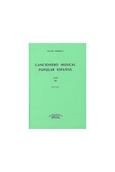 CANCIONERO MUSICAL POPULAR ESPAÑOL