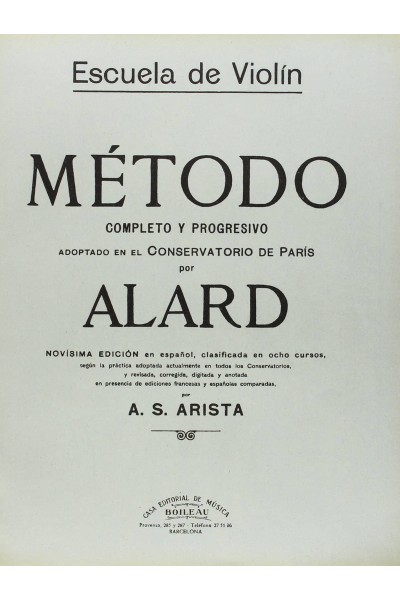 MÉTODO PARA VIOLÍN:CURSO COMPLETO