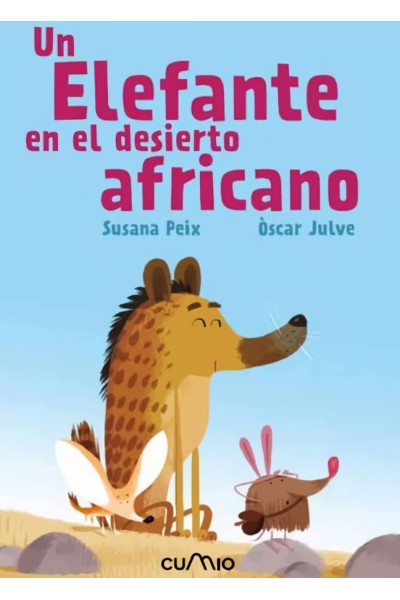 UN ELEFANTE EN EL DESIERTO AFRICANO