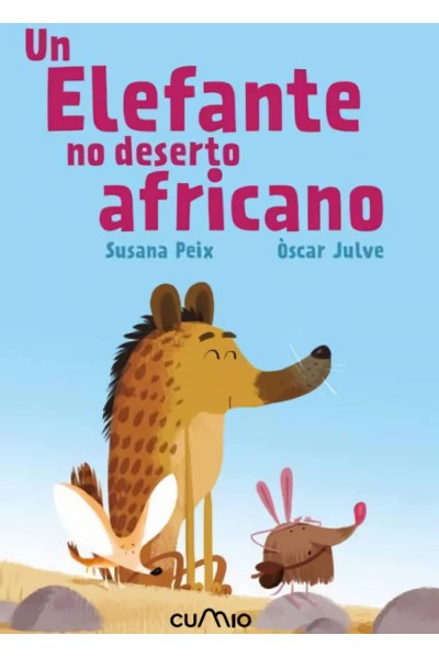 UN ELEFANTE NO DESERTO AFRICANO