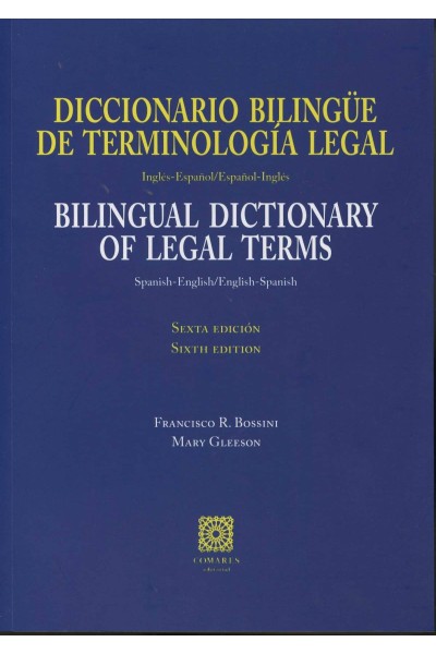 DICCIONARIO BILINGÜE DE TERMINOLOGÍA LEGAL