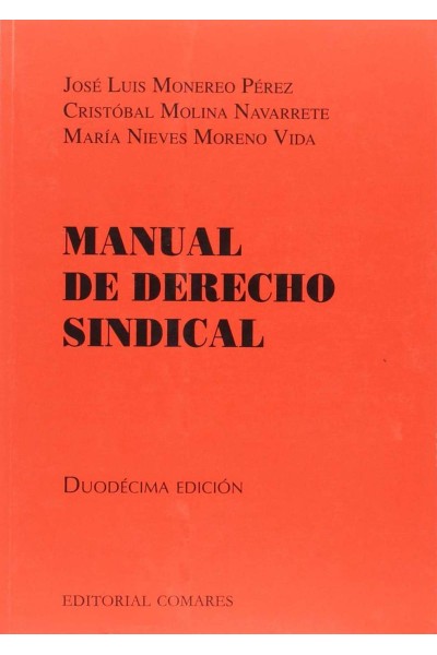 MANUAL DE DERECHO SINDICAL (12ªEDICION)