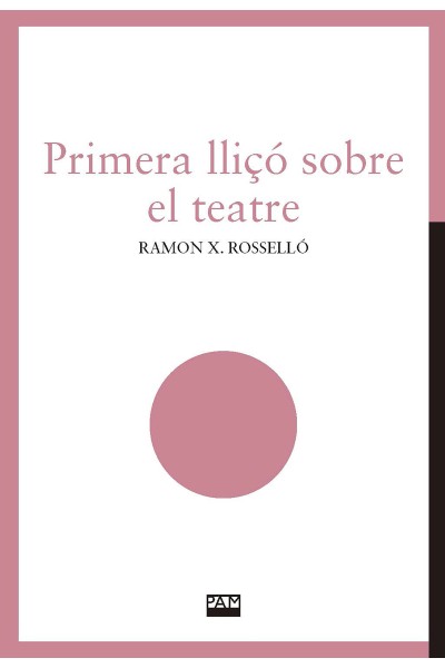 PRIMERA LLIÇÓ SOBRE EL TEATRE