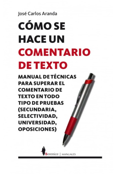 CÓMO SE HACE UN COMENTARIO DE TEXTO