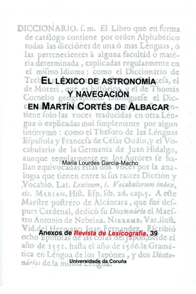 EL LÈXICO DE ASTRONOMÍA Y NAVEGACIÓN EN MARTÍN CORTÈS DE ALBACAR