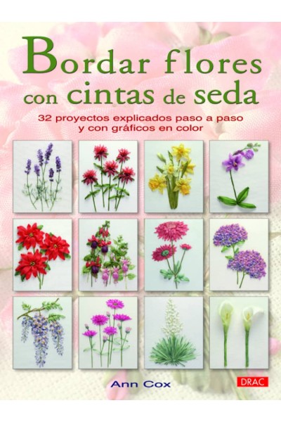 BORDAR FLORES CON CINTAS DE SEDA