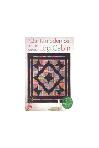 QUILTS MODERNOS CON EL DISEÑO LOG CABIN