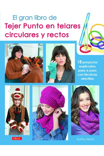 GRAN LIBRO DE TEJER PUNTO CON TELARES CURCULARES Y RECTOS