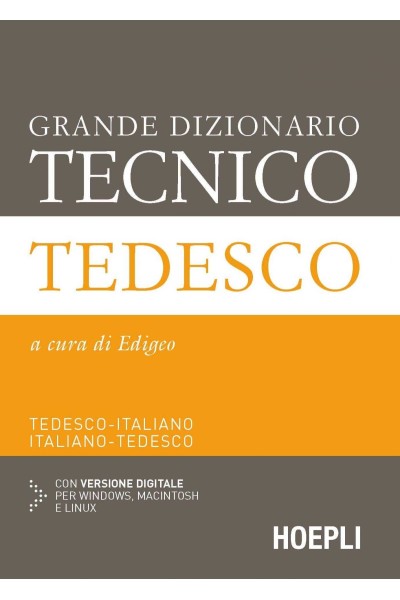 GRANDE DIZIONARIO TECNICO TEDESCO