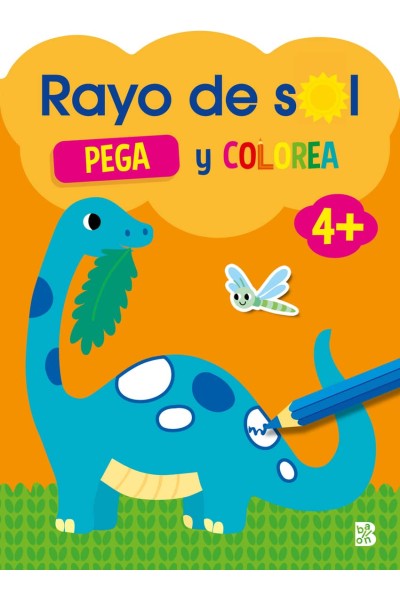 RAYO DE SOL +4 PEGA Y COLOREA