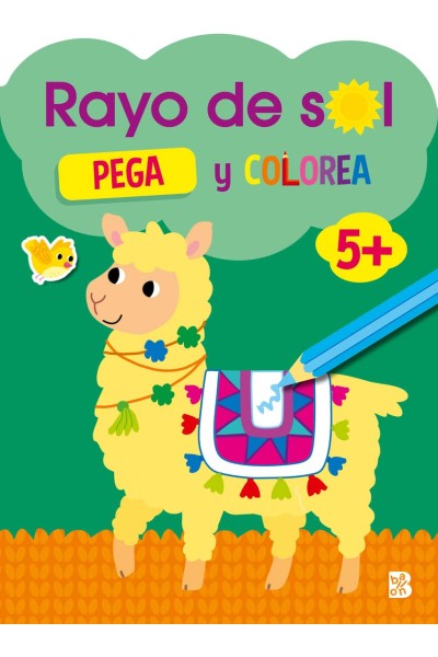 RAYO DE SOL +5 PEGA Y COLOREA