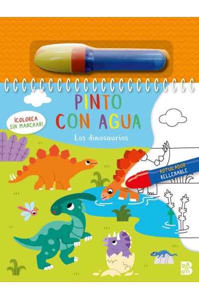 PINTO CON AGUA-LOS DINOSAURIOS