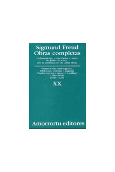 OBRAS COMPLETAS FREUD XX PRESENTACION AUTOBIOGRAF.INHIBICI