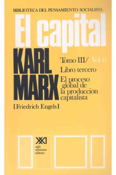 EL CAPITAL. LIBRO TERCERO