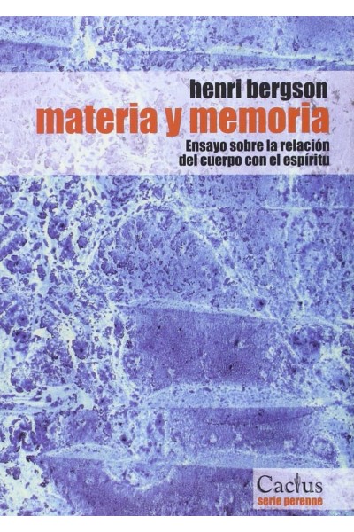 MATERIA Y MEMORIA