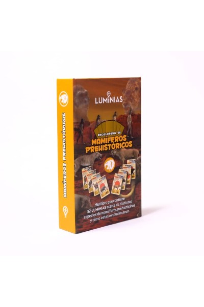 ENCICLOPEDIA DE MAMÍFEROS PREHISTÓRICOS (ESTUCHE CON 32 CARTAS)