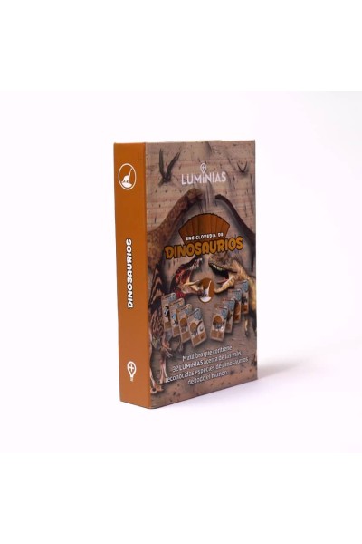 ENCICLOPEDIA DE DINOSAURIOS (ESTUCHE CON 32 CARTAS)
