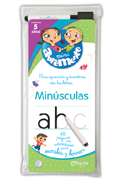 MINI ABREMENTE PARA ESCRIBIR Y BORRAR MINUSCULAS