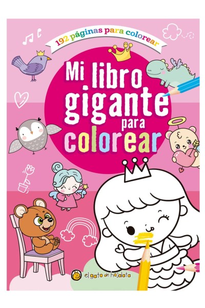 MI LIBRO GIGANTE PARA COLOREAR 1 (ROSA)