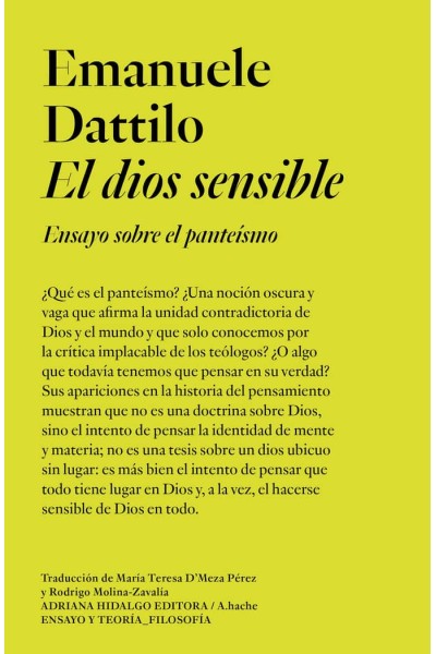 DIOS SENSIBLE,EL