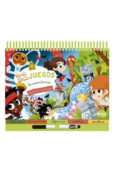 BUSCA Y ENCUENTRA. 32 JUEGOS DE AVENTURAS PARA HACER UNA Y MIL VECES. BLOC CON ANILLAS