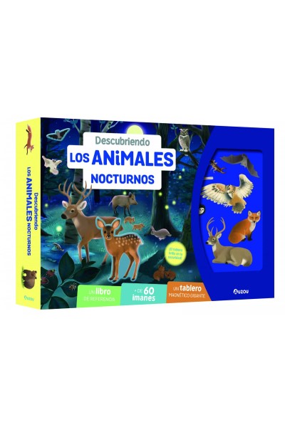 DESCUBRIENDO LOS ANIMALES NOCTURNOS. TABLERO MAGNÉTICO