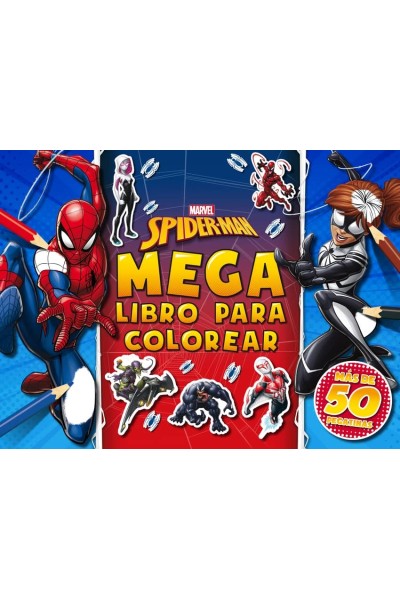 SPIDER-MAN. MEGALIBRO PARA COLOREAR 2