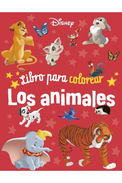 DISNEY. LIBRO PARA COLOREAR. LOS ANIMALES