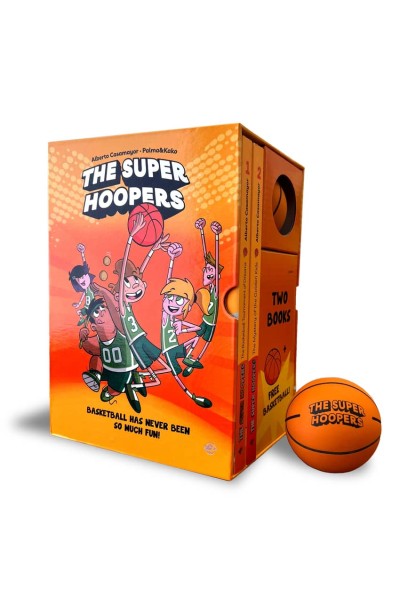 THE SUPER HOOPERS BOX SET: 2 BOOKS + BASKETBALL BALL