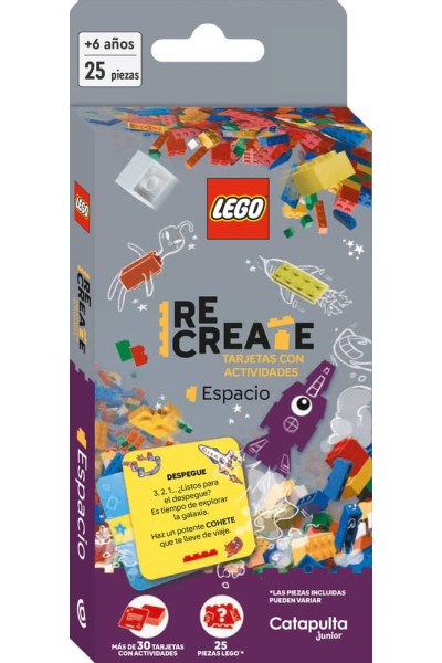 LEGO RECREATE ESPACIO CONSTRUCCION TARJETAS CON ACTIVIDADES