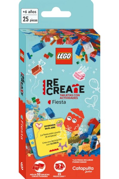 LEGO RECREATE FIESTA CONSTRUCCION TARJETAS CON ACTIVIDADES