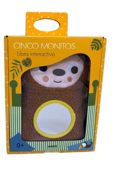 CINCO MONITOS LIBRO INTERACTIVO PARA BEBES