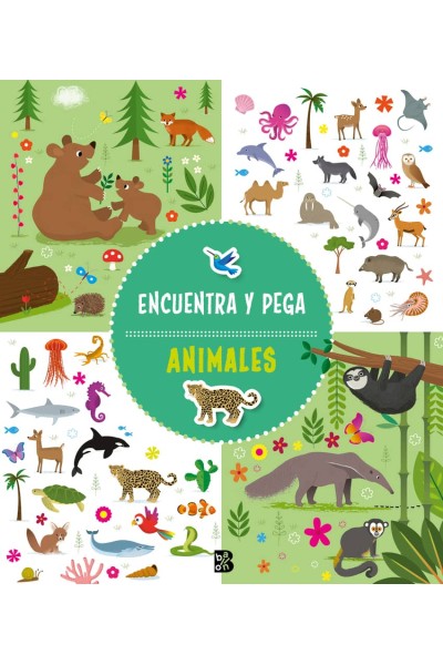 ENCUENTRA Y PEGA - ANIMALES