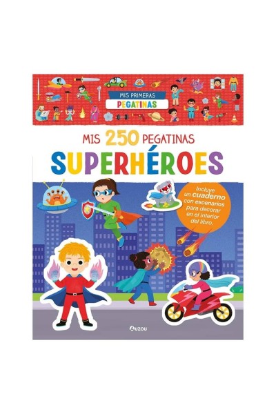 MIS 250 PEGATINAS DE SUPERHÉROES