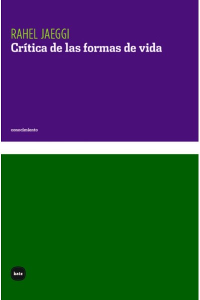 CRÍTICA DE LAS FORMAS DE VIDA