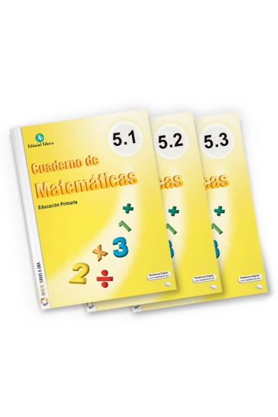 CUADERNOS MATEMÁTICAS 5ºPRIMARIA TODOS A UNA