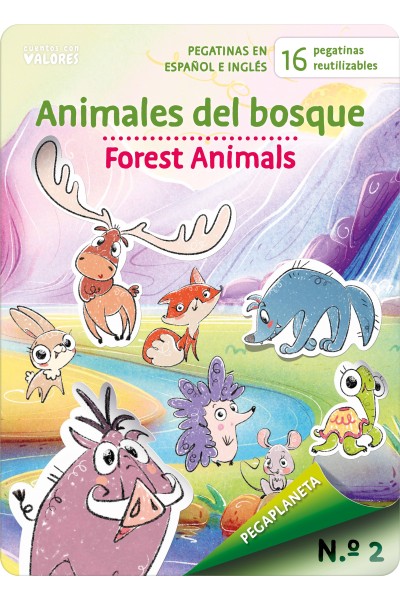 PEGAPLANETA 2. ANIMALES DEL BOSQUE - FOREST ANIMALS