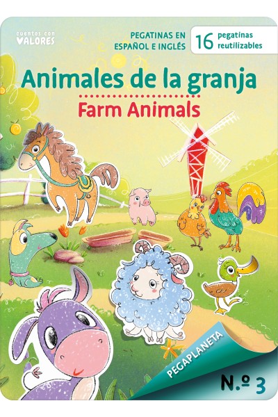PEGAPLANETA 3. ANIMALES DE LA GRANJA - FARM ANIMALS